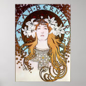 Sarah Bernhardt - Alphonse Mucha Poster (Voorkant)