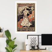 Sarah Bernhardt als Joan of Arc  theater en Poster (Thuiskantoor)