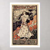 Sarah Bernhardt als Joan of Arc  theater en Poster (Voorkant)
