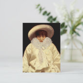 “Sarah Bernhardt als Pierrot” door Giuseppe De Nit Briefkaart (Staand voorkant)