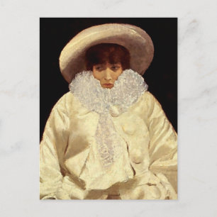 "Sarah Bernhardt as Pierrot" door Giuseppe De Nitt Briefkaart