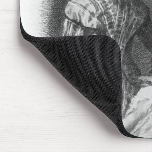 Sarah Bernhardt en haar moeder? Muismat (Hoek)