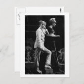 Sarah Bernhardt  Foto - 1876 Briefkaart (Voorkant / Achterkant)