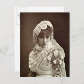 Sarah Bernhardt in de rol van Marion Delorme Briefkaart (Voorkant / Achterkant)
