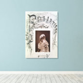 Sarah Bernhardt in de rol van Marion Delorme Canvas Afdruk (Insitu (Houten vloer))