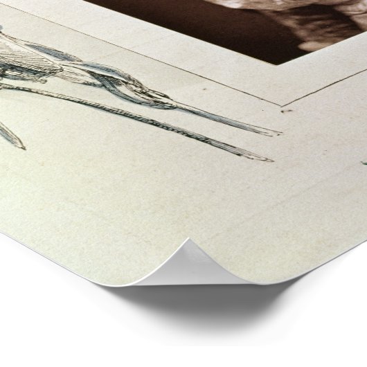 Sarah Bernhardt in de rol van Marion Delorme Poster (Hoek)