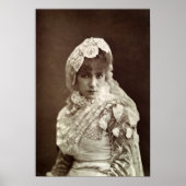 Sarah Bernhardt in de rol van Marion Delorme Poster (Voorkant)