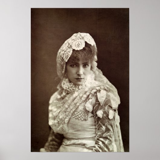 Sarah Bernhardt in de rol van Marion Delorme Poster (Voorkant)