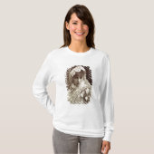 Sarah Bernhardt in de rol van Marion Delorme T-shirt (Voorkant volledig)