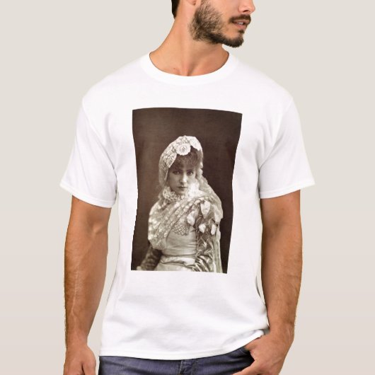 Sarah Bernhardt in de rol van Marion Delorme T-shirt (Voorkant)