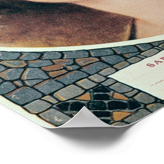 Sarah Bernhardt in Gismonda Poster (Hoek)