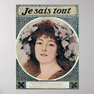 Sarah Bernhardt in Gismonda Poster