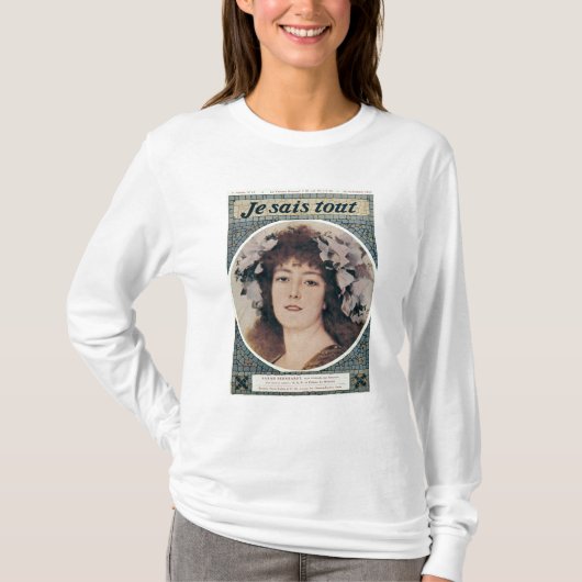 Sarah Bernhardt in Gismonda T-shirt (Voorkant)