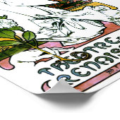 Sarah Bernhardt, La Dame aux Camélias, Mucha Fine Poster (Hoek)