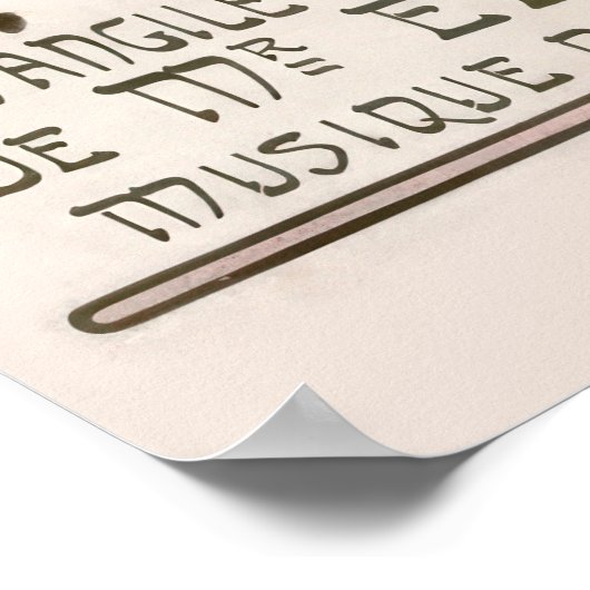 Sarah Bernhardt Le Samaritaine Art Nouveau Mucha Poster (Hoek)