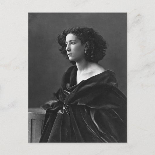 Sarah Bernhardt, par Nadar, 1864, Briefkaart (Voorkant)