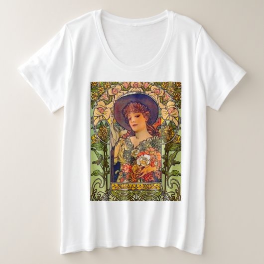 Sarah Bernhardt Tosca. Grote Maat T-shirt (Design voorkant)