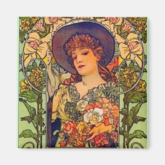 Sarah Bernhardt Tosca. Magneet (Voorkant)