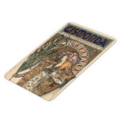 Sarah Bernhardt van Alphonse Mucha Magneet (Linkerzijde)