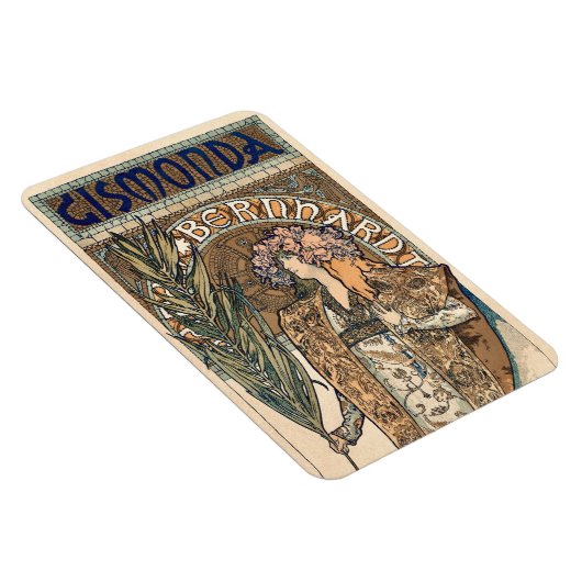 Sarah Bernhardt van Alphonse Mucha Magneet (Rechterzijde)