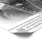 Sarah Boone - Black American Inventor Poster (Hoek)