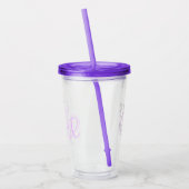 Sarah Bridesmaid Tumbler Acryl Drinkbeker (Links)