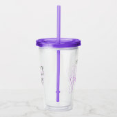 Sarah Bridesmaid Tumbler Acryl Drinkbeker (Rechts)