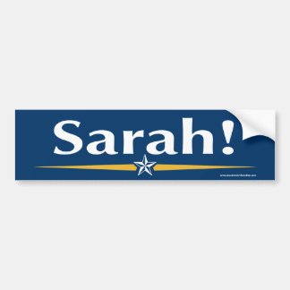 Sarah! Bumpersticker
