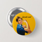 Sarah Can. Ronde Button 5,7 Cm (Voorkant /achterkant)