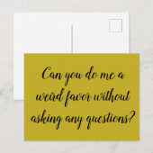 sarah citaat Orphan Black doe me raar gunst Briefkaart (Voorkant / Achterkant)