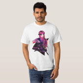 Sarah connor retro t-shirt (Voorkant volledig)