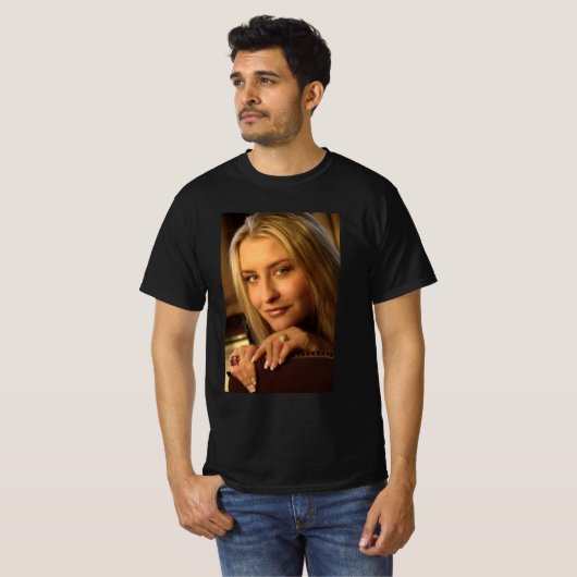 Sarah connor singer t-shirt (Voorkant volledig)