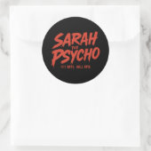 Sarah de Psycho Sticker (Tas)