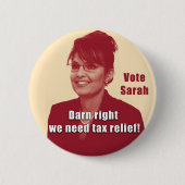 Sarah Debate Button (Voorkant)