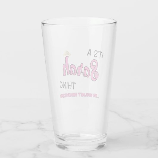 Sarah ding dat je niet zou begrijpen glas (Achterkant)