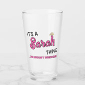 Sarah ding dat je niet zou begrijpen glas (Voorkant)