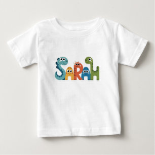 Sarah Dinosaur Naam Schattigee Dino Letters Design