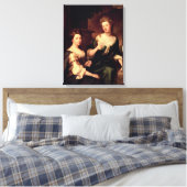 Sarah, Duchess van Marlborough Canvas Afdruk (Insitu (Slaapkamer))