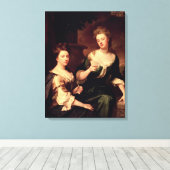 Sarah, Duchess van Marlborough Canvas Afdruk (Insitu (Houten vloer))