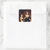 Sarah, Duchess van Marlborough Vierkante Sticker (Tas)