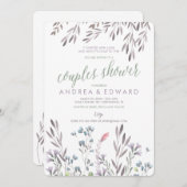 Sarah - Een wilde bloem bruiloft koppels douche Kaart (Voorkant / Achterkant)