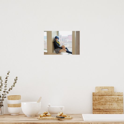 Sarah Fong als Naoto Shirogane (meisje) Poster (Keuken)