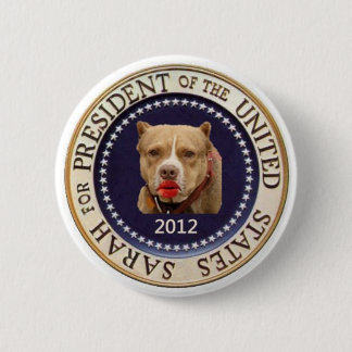 Sarah For President 2012-toets Ronde Button 5,7 Cm
