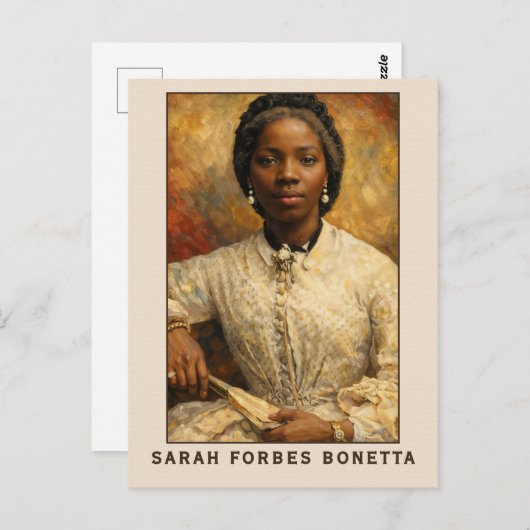 Sarah Forbes Bonetta Portrait Art Briefkaart (Voorkant / Achterkant)
