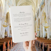 Sarah Full Mass vouwde het katholieke Wedding Prog Programma