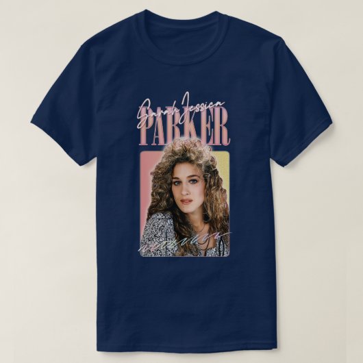 Sarah Jessica Parker jaren 90 esthetisch ontwerp T-shirt (Design voorkant)