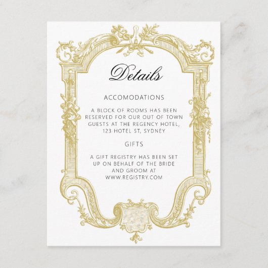 Sarah - Kaart van de officiële huwelijksuitnodigin (Voorkant)