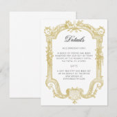 Sarah - Kaart van de officiële huwelijksuitnodigin (Voorkant / Achterkant)