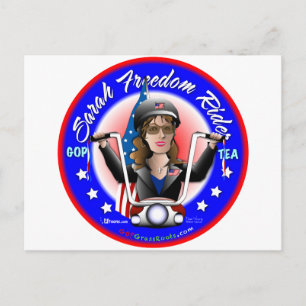 Sarah Liberty Rider Briefkaart