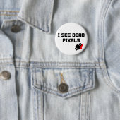 Sarah Marshall Dead Pixels Ronde Button 5,7 Cm (In situ)